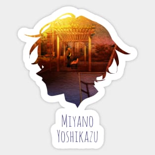 Miyano Yoshikazu Silhouette Version 3 Sticker